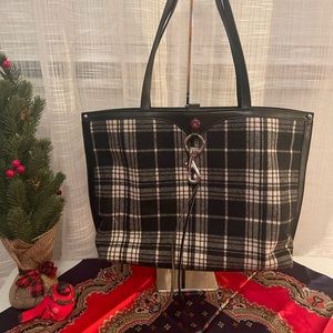 💯NWOT Rebecca Minkoff Flannel Tote